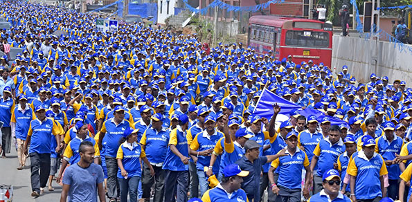 Sri Lanka Freedom party rally in Kurunegala