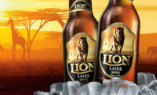 Lion beer in Sri Lanka