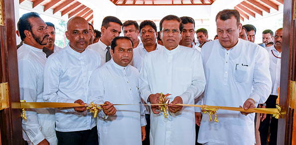 President Maithripala Sirisena at Madurawala Bulathsinhala