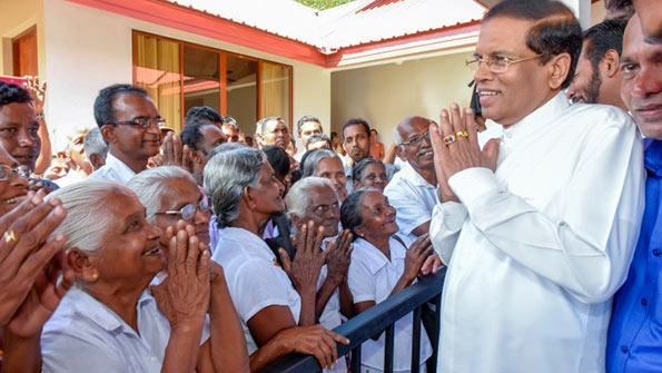 President Maithripala Sirisena at Madurawala Bulathsinhala