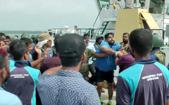 Journalist assaulted by Sri Lanka Navy Commander