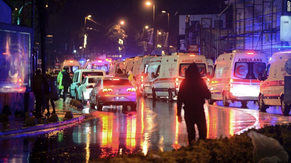 Attack at nightclub in Istanbul, Turkey