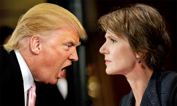 Donald Trump with Sally Yates