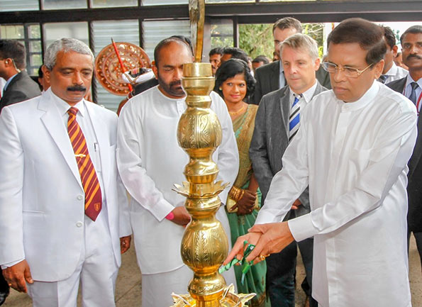 President Maithripala Sirisena at Ananda college - Colombo
