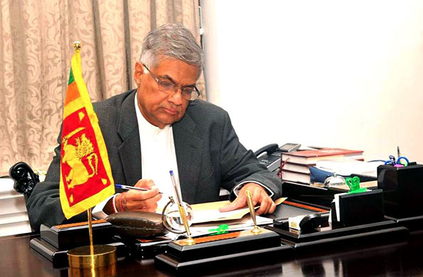 Ranil Wickremesinghe - Prime Minister of Sri Lanka