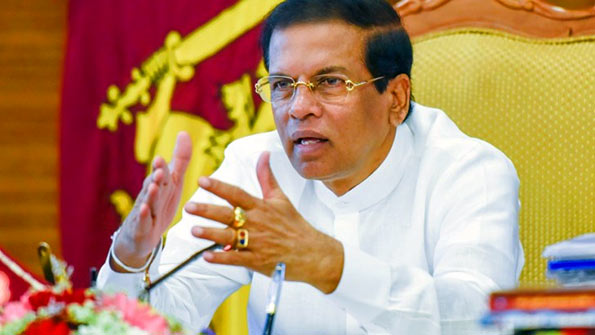 Sri Lanka President Maithripala Sirisena