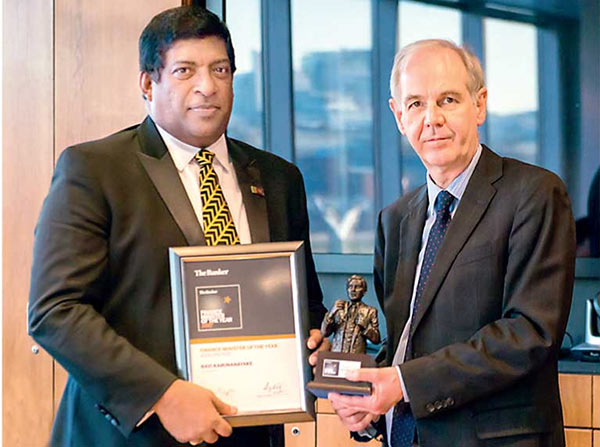 Ravi Karunanayake gets The Banker’s title as Best Finance Minister of Asia Pacific