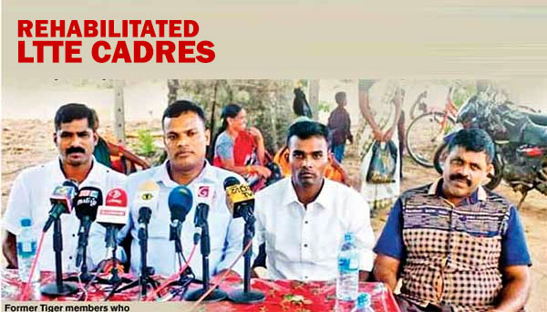 Rehabilitated LTTE Cadres