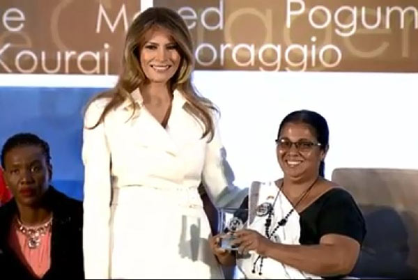 Sandya Eknaligoda - International Women of Courage award