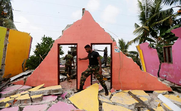 Meethotamulla garbage dump collapsed