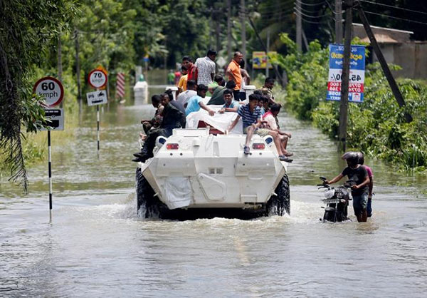 Flood disaster in Sri Lanka