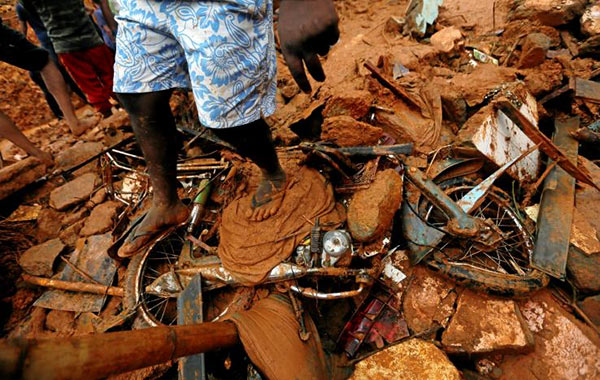 Deaths due to landslides, floods in Sri Lanka