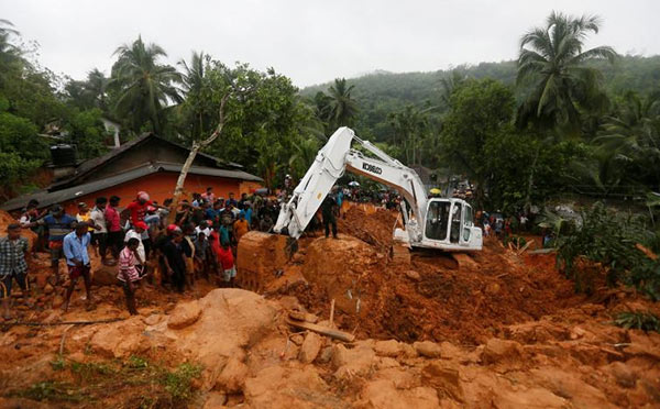 Deaths due to landslides, floods in Sri Lanka