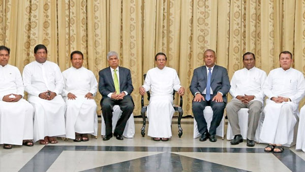 New ministers take oaths in Sri Lanka