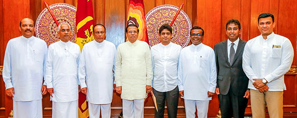 New state ministers in Sri Lanka