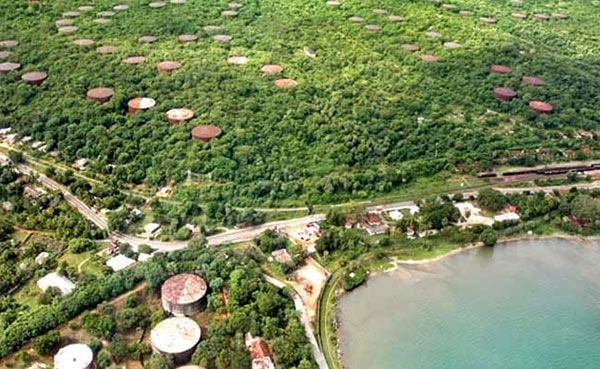 Trincomalee oil tanks