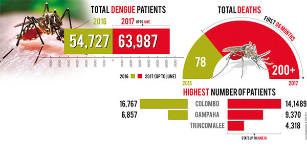 Dengue deaths in 2017 - Sri Lanka