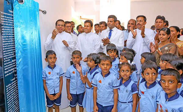 President Maithripala Sirisena at Polonnaruwa President primary college