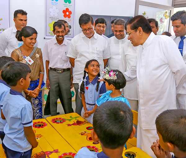 President Maithripala Sirisena at Polonnaruwa President primary college