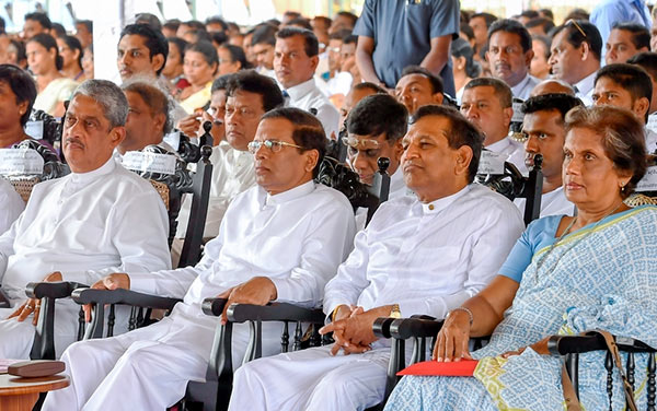 Sarath Fonseka Maithripala Sirisena Rajitha Senaratne Chandrika Bandaranayake