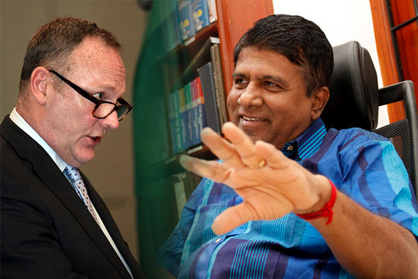 UN Special Rapporteur on Human Rights and Counter Terrorism Ben Emmerson Vs Sri Lanka Minister Wijeyadasa Rajapaksa