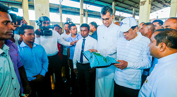 President Maithripala Sirisena at Karadiyana Waste Management Project