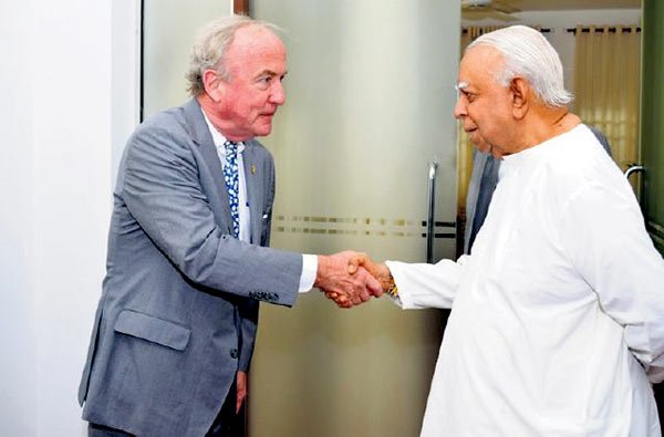 R Sampanthan with Rodney Frelinghuysen