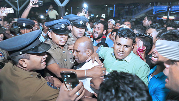 Train strike in Sri Lanka