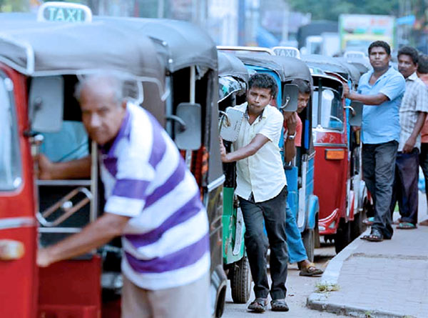 Petrol crisis in Sri Lanka