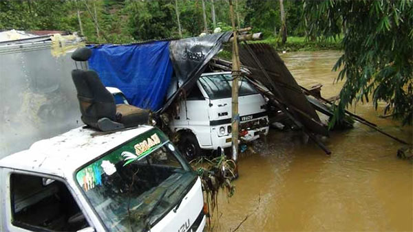 Flood storm in Sri Lanka