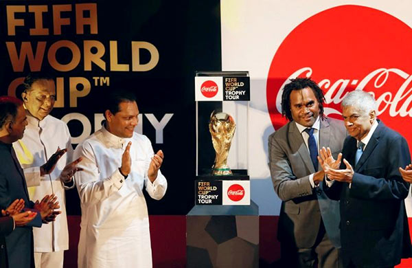 FIFA World Cup arrives in Sri Lanka to kick off global tour