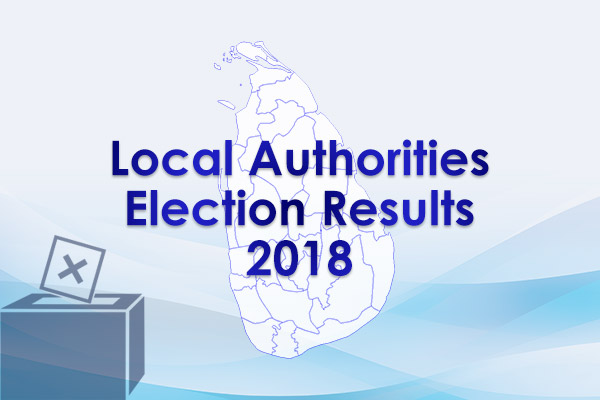 Sri Lanka Local authorities election results - 2018