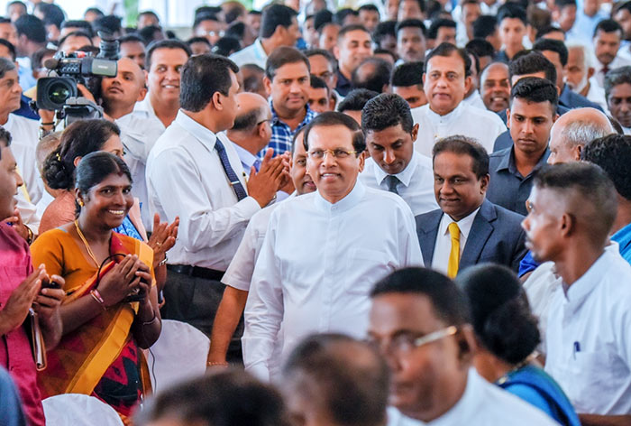 Sri Lanka President Maithripala Sirisena