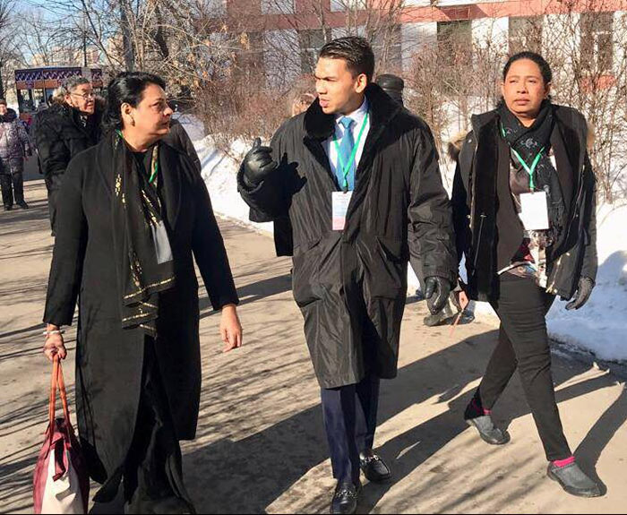 Namal Rajapaksa in Russia