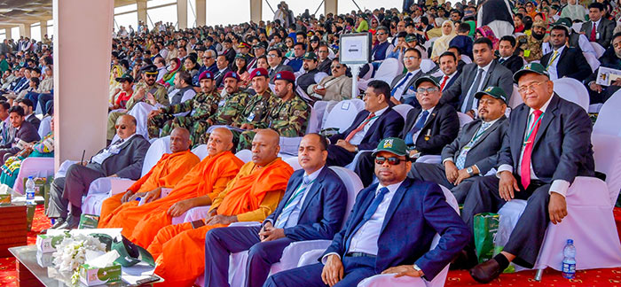 Sri Lanka President Maithripala Sirisena at the Pakistan republic day celebrations