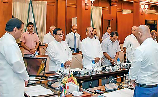Cabinet meeting