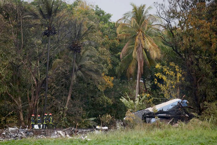 Plane crash in Cuba