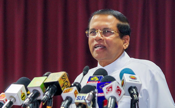 Sri Lanka Presiden Maithripala Sirisena