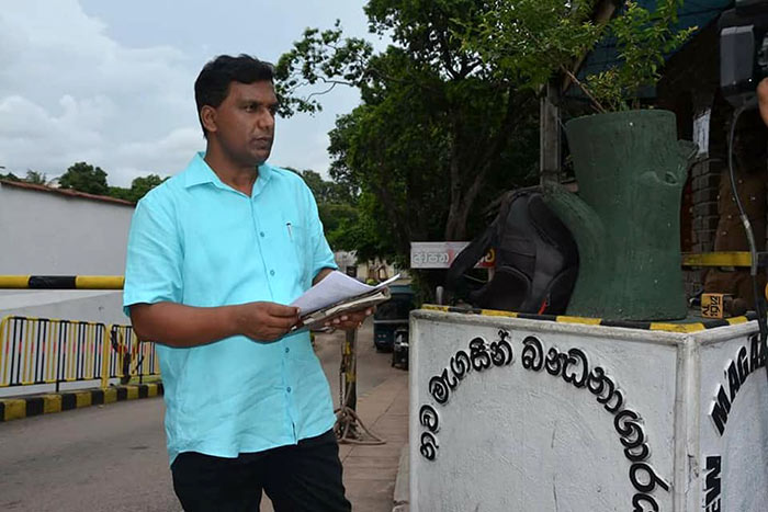 Rajith Keerthi Tennakoon is at Welikada Prison