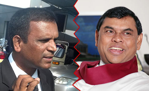 Ajith Prasanna and Basil Rajapaksa