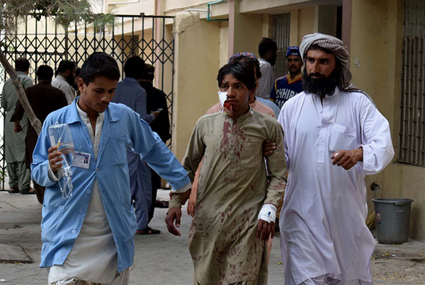 Bomb blast in Pakistan