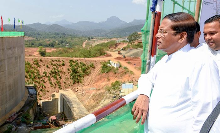 The water filling ceremony of the Kalu Ganga