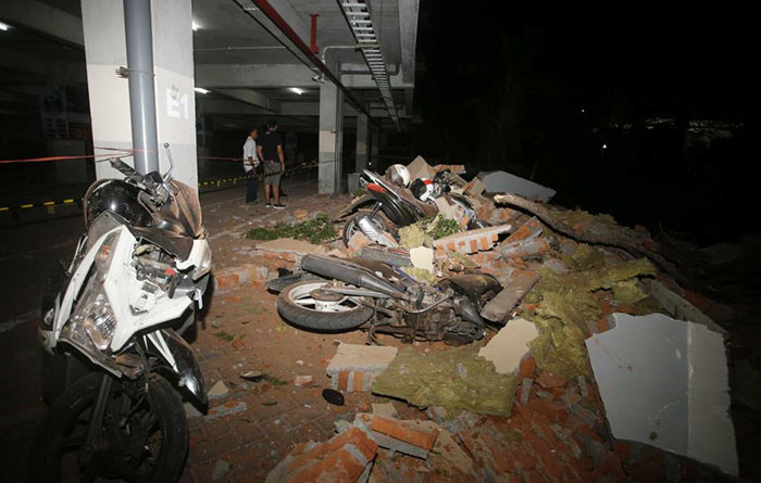 Earthquake in Lombok Indonesia