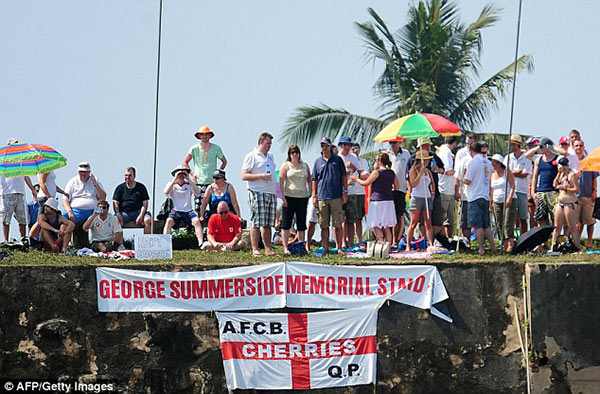 The Barmy Army members of England