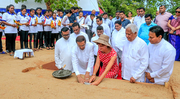 Foundation stone laying ceremony for the Polonnaruwa National Vocational Training Centre of the National Vocational Training Authority