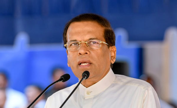 Sri Lanka President Maithripala Sirisena