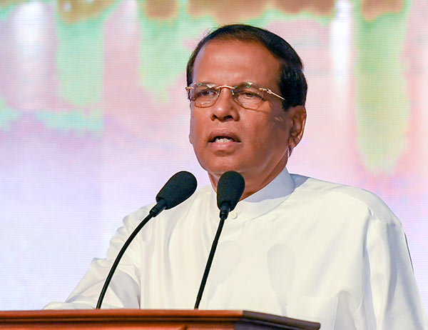 Sri Lanka President Maithripala Sirisena