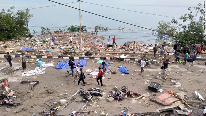 Tsunami in Indonesia