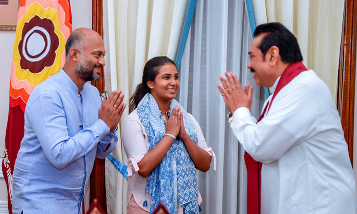 Dunesh Gankanda sworn in as State Minister of Environment