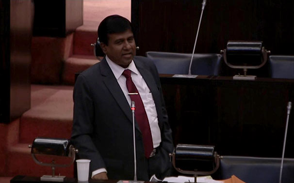 Wijeyadasa Rajapakshe in Parliament of Sri Lanka